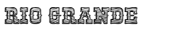 Rio Grande font preview